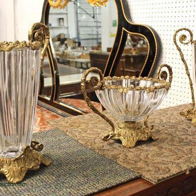  3 Piece French Style Bronze Compote Set

auction estimate $500-$1000 â€“ located inside 