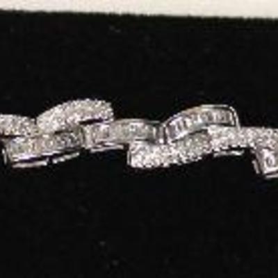  14 Karat White Gold 2.5 CTW Diamond Bracelet IJ-I1

auction estimate $1500-$2500 â€“ located inside 