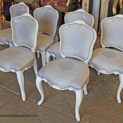  Set of 6 Shabby Chic Style French Dining Room Chairs

auction estimate $200-$400 â€“ located inside 