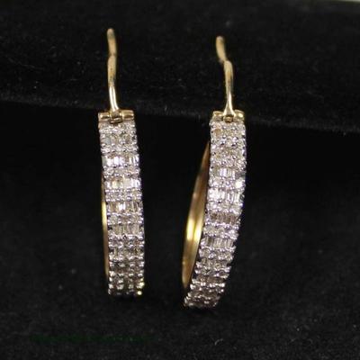  14 Karat Yellow Gold 1 CTW Diamond Earrings IJ-I2

auction estimate $500-$1000 â€“ located inside 