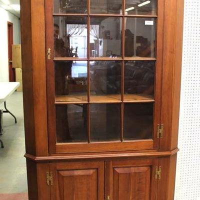  SOLID Mahogany 12 Pane Corner Cabinet in the manner of Henkel Harris Furniture

auction estimate $300-$600 â€“ located inside 