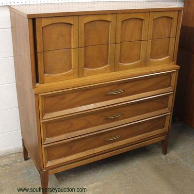 Mid Century Modern Danish Walnut High Chest, Low Chest, and Night Stand

will be offered separate â€“ auction estimate $300-$600 â€“...