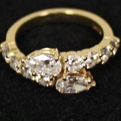  14 Karat Yellow Gold 2 CTW Diamond Band Ring GH-I1

auction estimate $1500-$2500 â€“ located inside 