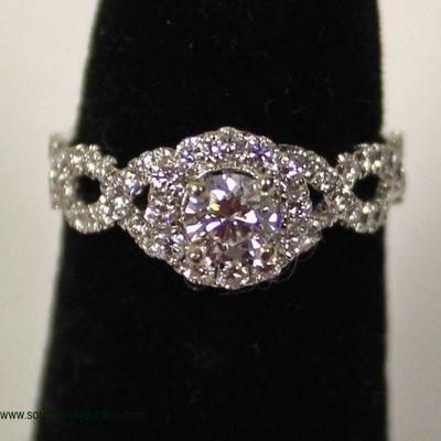  14 Karat White Gold 1.34 CTW Diamond Engagement Ring with .34 Diamond GIA Certificate

auction estimate $1500-$2500 â€“ located inside 