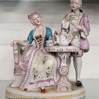  Having Tea Hand Painted â€œWales Chinaâ€ Japan Porcelain Figurine

auction estimate $50-$100 â€“ located inside 