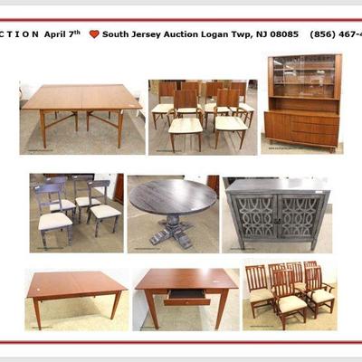 4000 Items Auctioned to the Best and Highest Bidder: Dining Room, Living Rooms, Bedroom Furniture, Sofas, Sections, Sleepers, Chaise,...