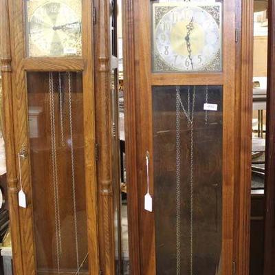 Selection of Grandfather Tall Case Clocks â€“ auction estimate $100-$300 â€“ Located Inside