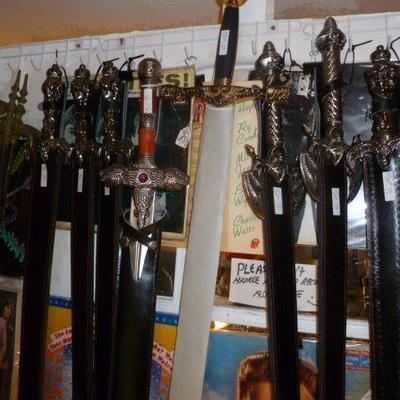 Selection of swords at Sale prices.