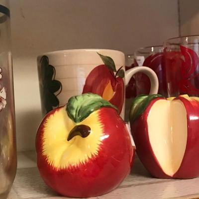 Apple Salt and Pepper Shakers 