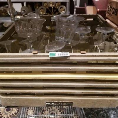Crate of Drinking Glasses