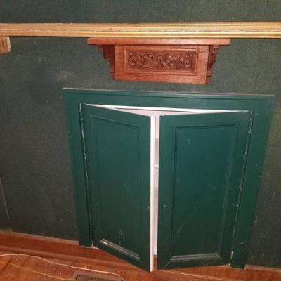 Antique Wood Pieces and Cabinet Doors