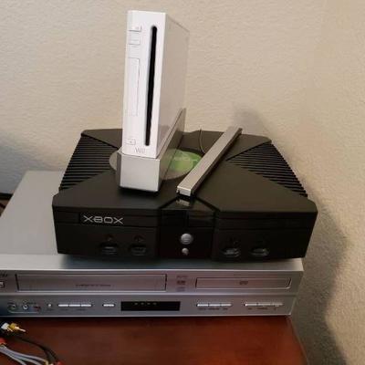 Wii, xbox and dvd vcr