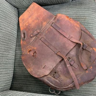 Old US Cavalry saddlebag