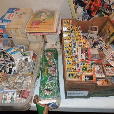 Huge collection of baseball cards 70's-90's