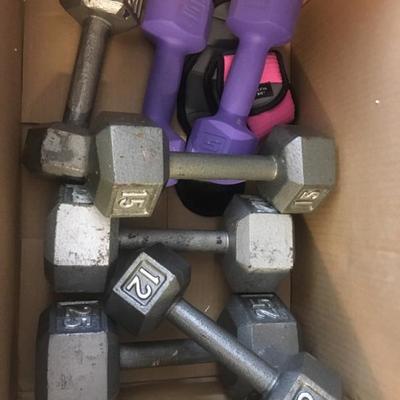 Weights in a variety of sizes