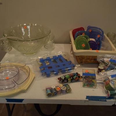 Kitchen Items & Sewing Supplies