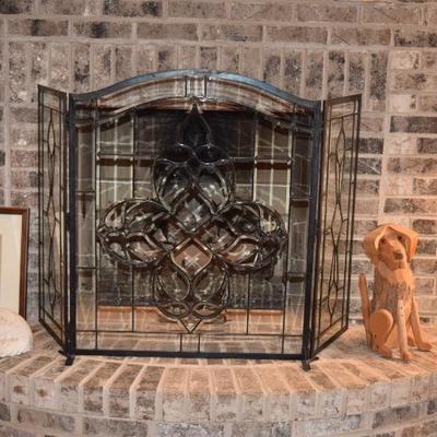 Fireplace Screen, Art, & Home Decor