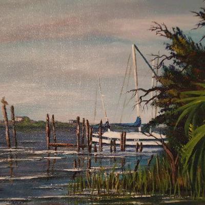 Original painting by Brad Greek, Destin's Florida unique painter...I only have six paintings left from 28 paintings that in 2010 were in...