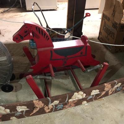 Vintage Children's Rocking Horse