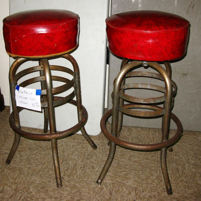Vintage bar stools   BUY IT NOW  $ 35.00 EACH  