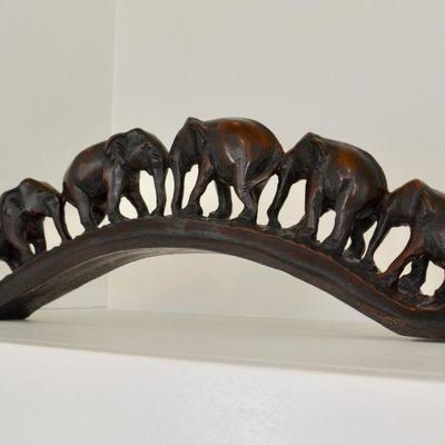 Elephant carving