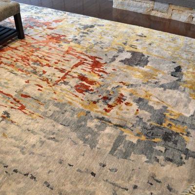 Wool rug, measures approx. 10' X 14'