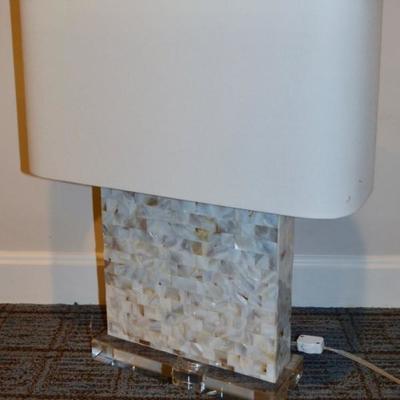 One of a pair of lamps from Horchow