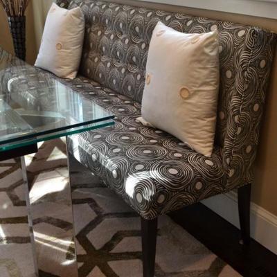 Arhaus upholstered bench