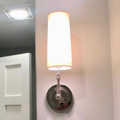 One of a pair of sconces