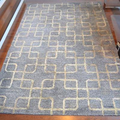 Geometric rug from Mitchell Gold, approx. 5' X 8'
