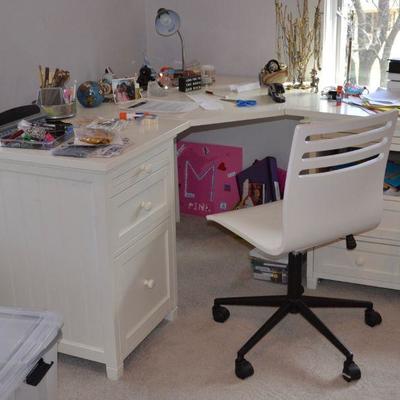 Pottery Barn Teen desk and chair