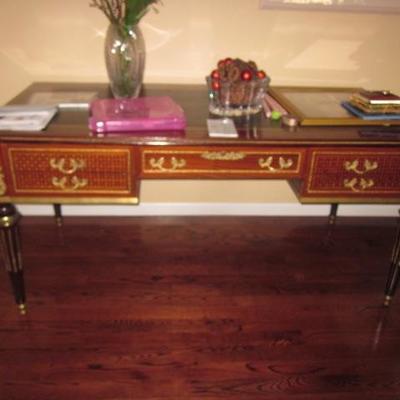 French Leather Top Writing Desks
