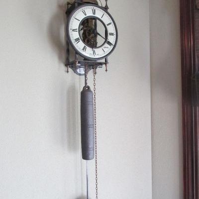 Haller skeleton clock