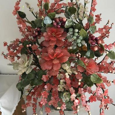 Jade flower arrangements Huge, many to choose from 28 w x 27 t x 22 d  