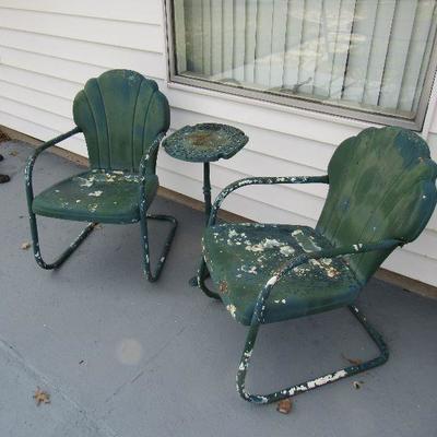 shell back outdoor chairs