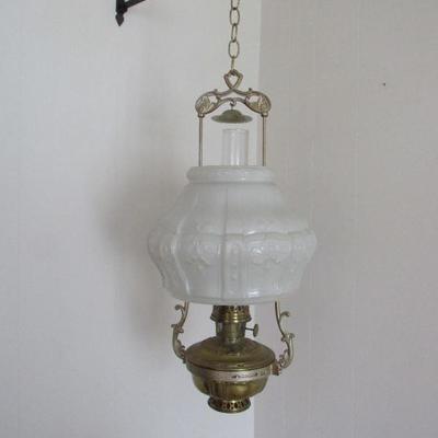 Oil swag lamp