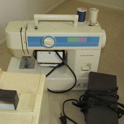 New Home portable sewing machine