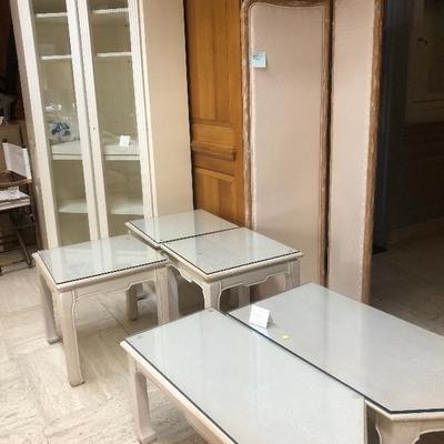 Custom Corner Cabinet and custom tables