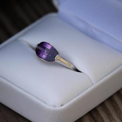 Sterling Amethyst Ring
