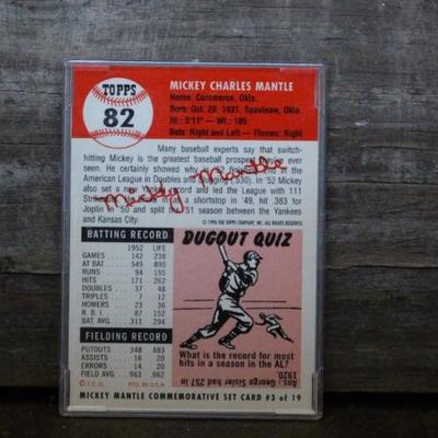 Mickey Mantle Card