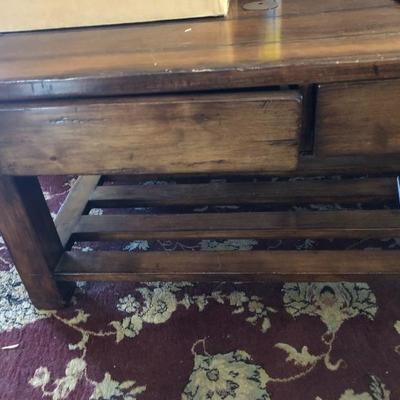 Craftsman style coffee table 