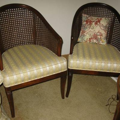 pair cane back chairs     BUY IT NOW  $ 45.00 EACH