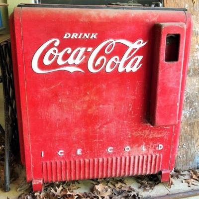 Vintage Coca Cola Cooler with Bottle Opener