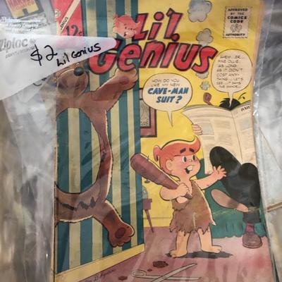 Vintage comic books - Li'l Genius