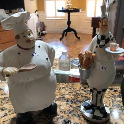 George S. Chen collectible chef figures, plates, and more