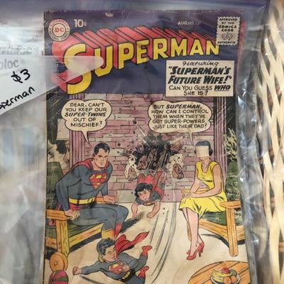 Vintage comic books - Superman