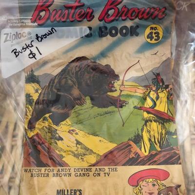 Vintage comic books - Buster Brown