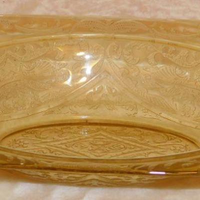 Antique and/or Collectible Estate Sale Item. Depression glass.