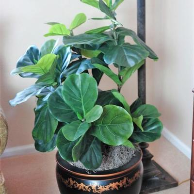 Ethan Allen faux potted plant