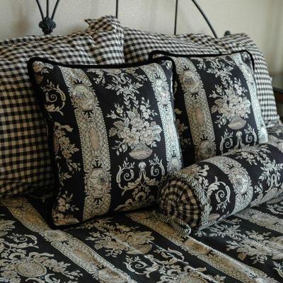 Rose Tree Home King comforter, pillows and shams.  